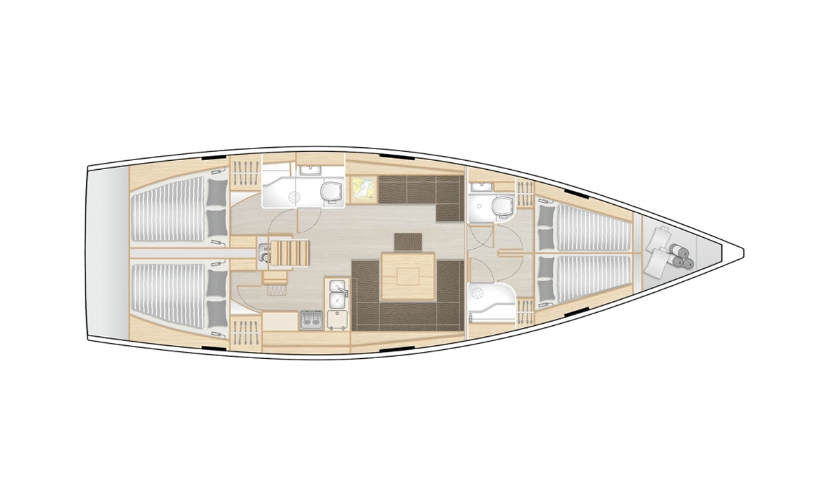 Hanse 458 – 4cab – Oreo