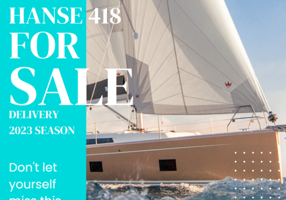 Hanse 418 for Sale – delivery 2023 Season