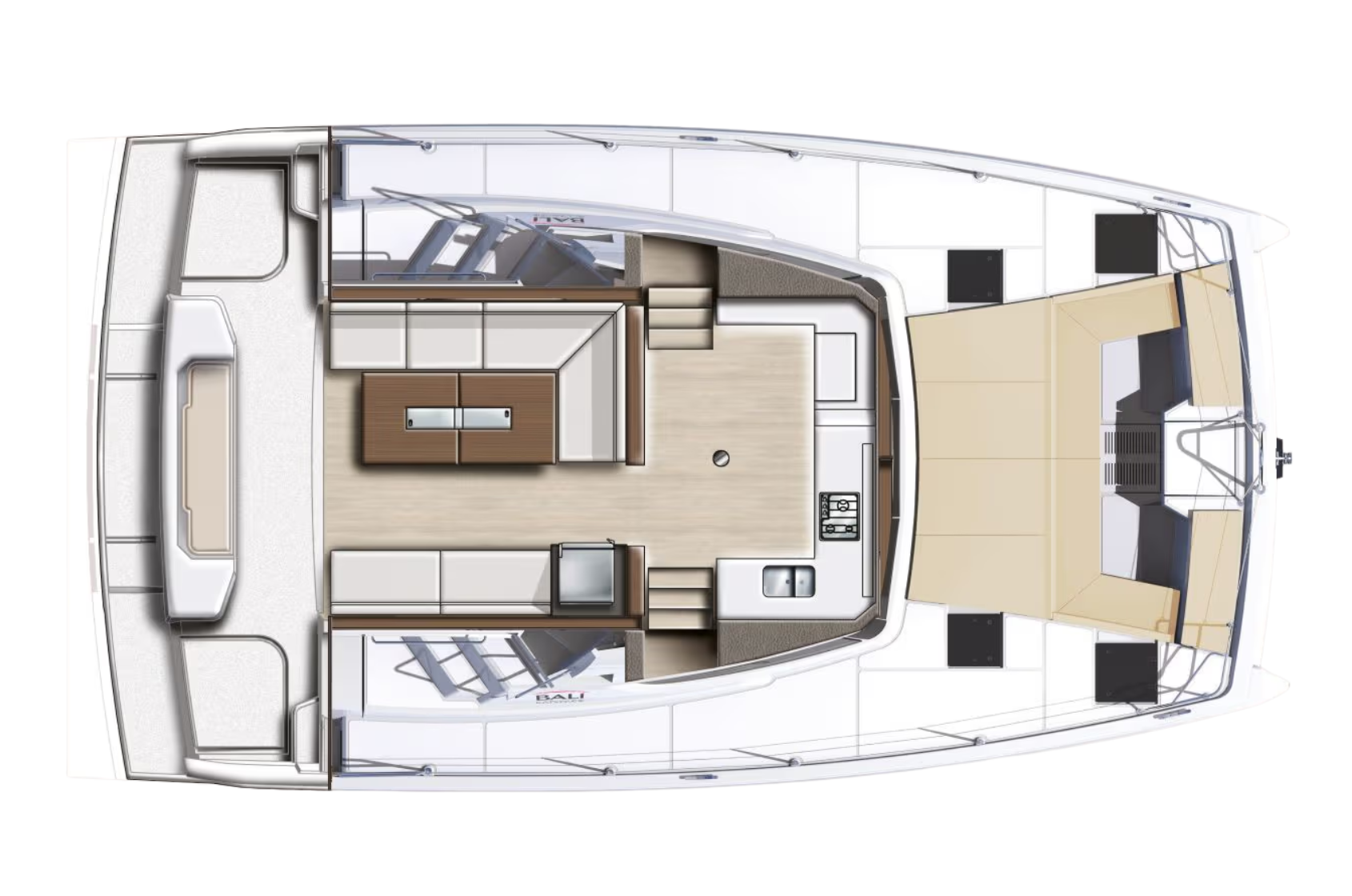 Bali Catspace – 4+2+2 cab – Orca