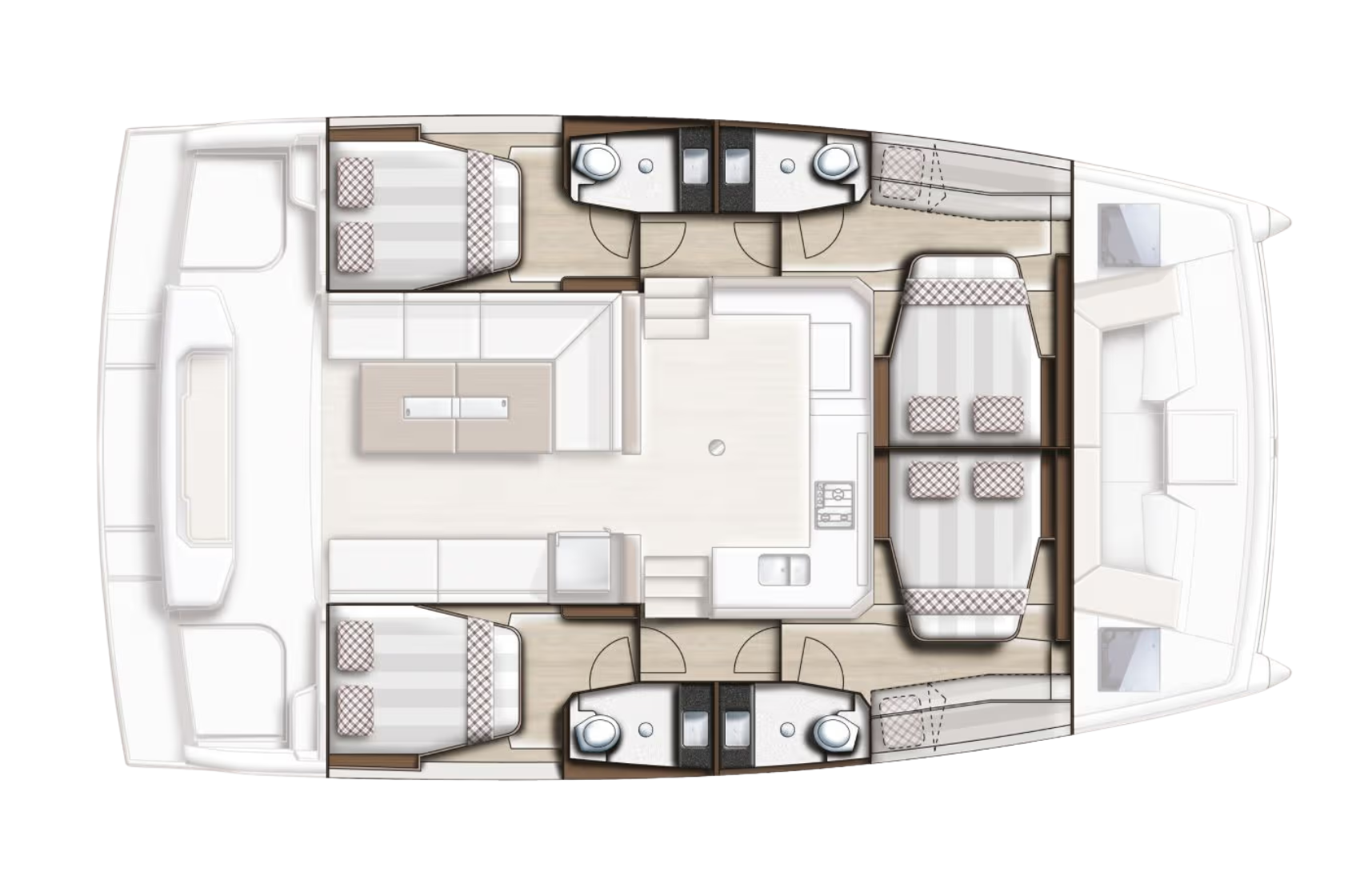 Bali Catspace – 4+2+2 cab – Orca